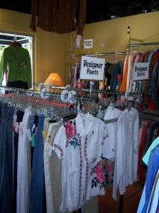 Photo of the interior of Otra Vez Couture Consignment, 134 W. Olmos.