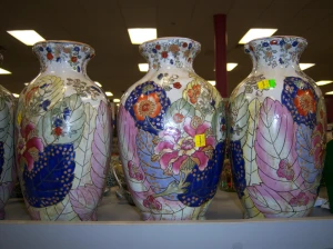 Photo of Chinese urns for $7.99 each.